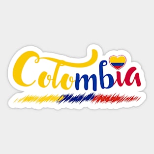 Colombia Flag Sticker